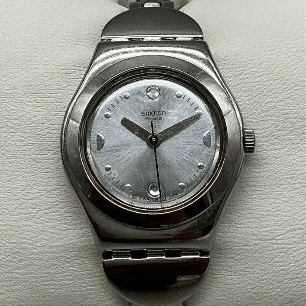 Swatch Irony Deep Stones Womens Watch 24mm Gemmed Swiss New Battery 6.5